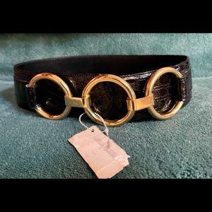Neiman Marcus Vintage Crocodile Leather Belt!